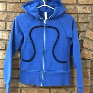 🍋lululemon RARE deconstructed Scuba raw hem❤️EUC